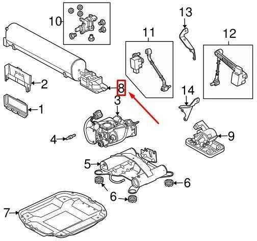 Land Rover Range Rover L322 Oro Pakabos Rezervuaras Originalus RQN500080