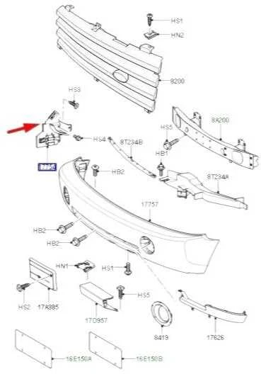 Land Rover Range Rover L322 Priekinio Bamperio Kairysis Laikiklis Originalus DPL000113