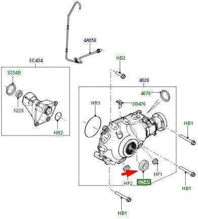 LAND ROVER RANGE ROVER L322 priekinio diferencialo sandariklis originalus TZB000050