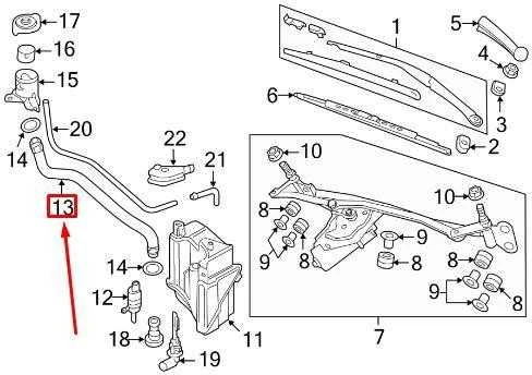 LAND ROVER Range Rover L322 priekinio stiklo plovimo butelio talpos pildymo kaklo žarna OEM 2007~2012