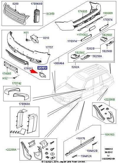 LAND ROVER RANGE ROVER L322 Priekinis Dešinysis Rūko Žibinto Apdailos LR023703 Naujas Originalus