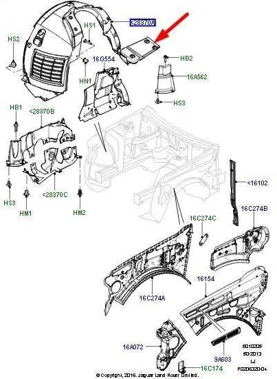 LAND ROVER RANGE ROVER L322 Priekinis Dešinysis Purvo Šalmas LR019145 Naujas Originalus