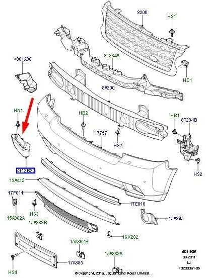 LAND ROVER RANGE ROVER L322 Priekinis Kairysis Bamperio Deflektorius LR020486 Naujas Originalus