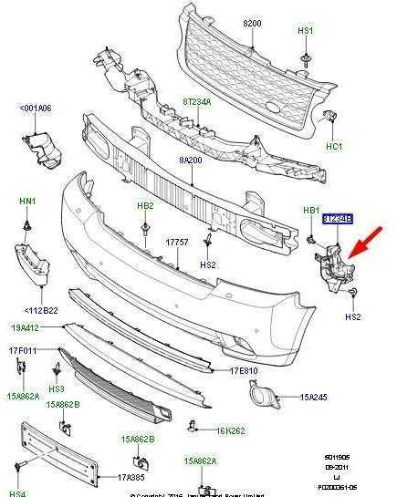 LAND ROVER RANGE ROVER L322 Priekinis Kairysis Sparno Laikiklis LR011577 Naujas Originalus