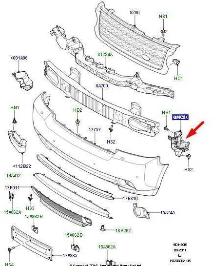 LAND ROVER RANGE ROVER L322 Priekinis Kairysis Sparno Laikiklis LR011577 Naujas Originalus