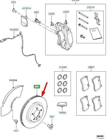 LAND ROVER RANGE ROVER L405 Priekinio Stabdžių Disko Rinkinys 2 Vnt. LR016176 Naujas Originalus