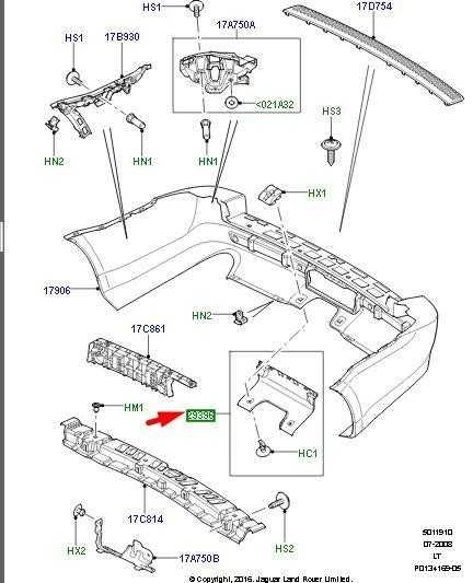 Land Rover Range Rover Sport 2006 2009 Priekinis Moulding Originalus DQU000011PCL