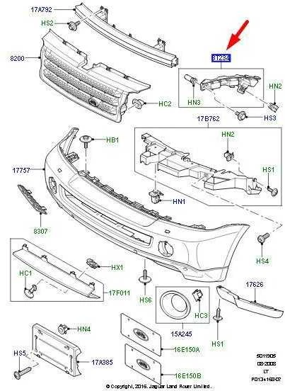 Land Rover Range Rover Sport L320 2005 2009 Laikiklis Originalus DPL000171