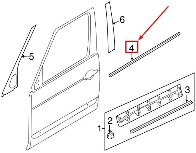 Land Rover Range Rover Sport L320 2010 2013 Priekinis Kairysis Durų Juostelė Originalus CGE000870