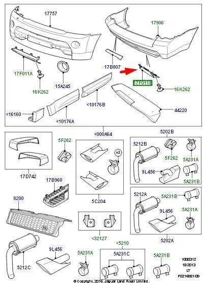 LAND ROVER RANGE ROVER SPORT L320 Galinis Bamperis Traukimo Akies Dangtelis LR019170 Naujas Originalus