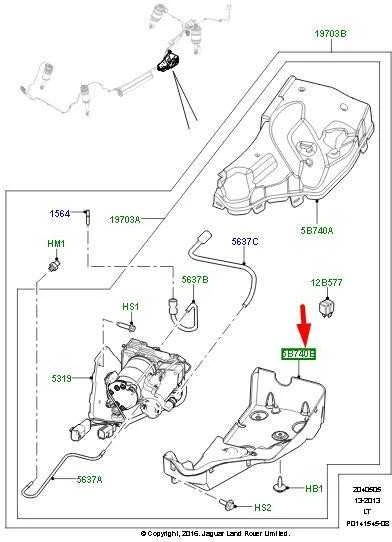 LAND ROVER RANGE ROVER SPORT L320 Oro kompresoriaus dangtis LR044026 Naujas originalus