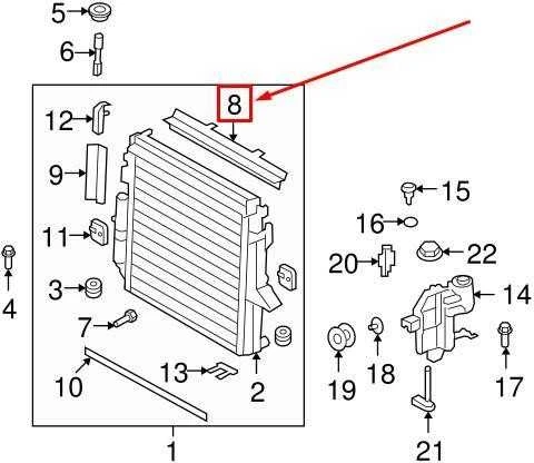 Land Rover Range Rover Sport L320 Radiator Aukštutinis Antspaudas Originalus DHE500020