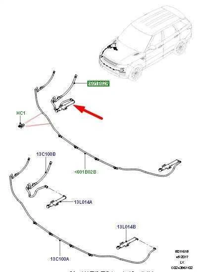 Land Rover Range Rover Sport L494 Dešiniųjų Priekinių Žibintų Ploviklis Originalus LR109996