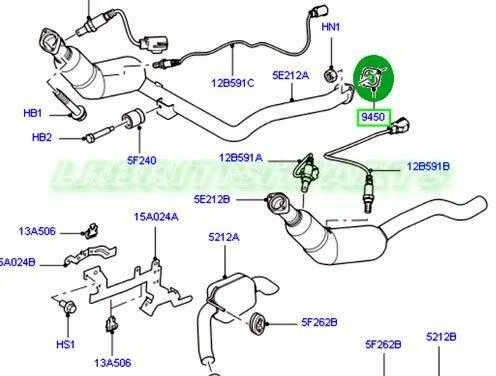 Land Rover Range Rover Sport LR4 Išmetimo Konvertuotojas Ir Vamzdis Žiedo Dėklas Originalus LR005927
