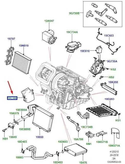 Land Rover Range Rover Evoque Vamzdžio Pėdos Kambario Oras Originalus LR002892