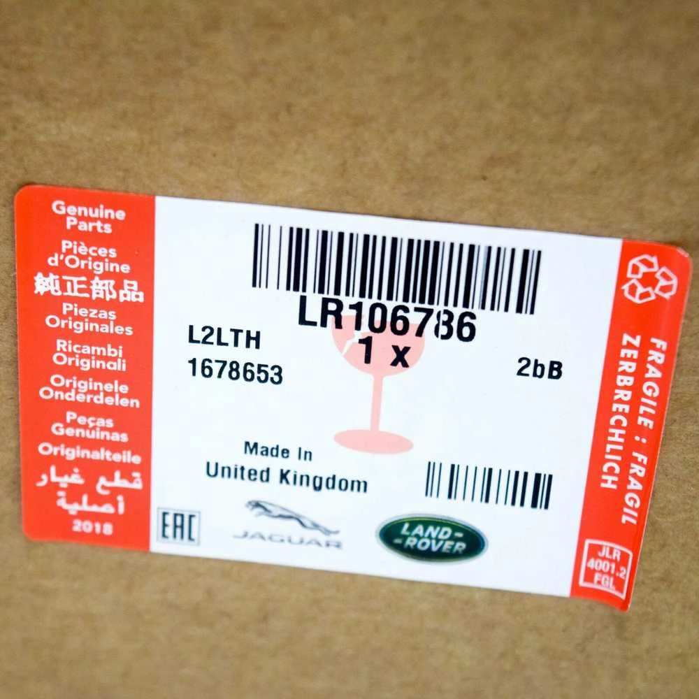 Land Rover Range Rover Velar L560 Priekinio Bamperio Apatinės Grotelės Originalus LR106786