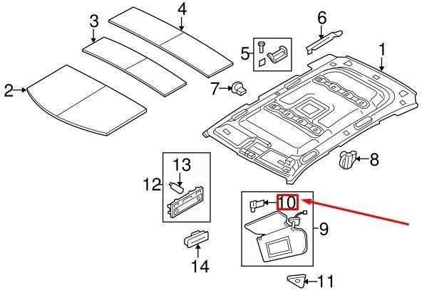 Land Rover Saulės Skydelio Dešinysis Tvirtinimo Spaustukas Lr Range Rover L322 Originalus EGP000040NUG