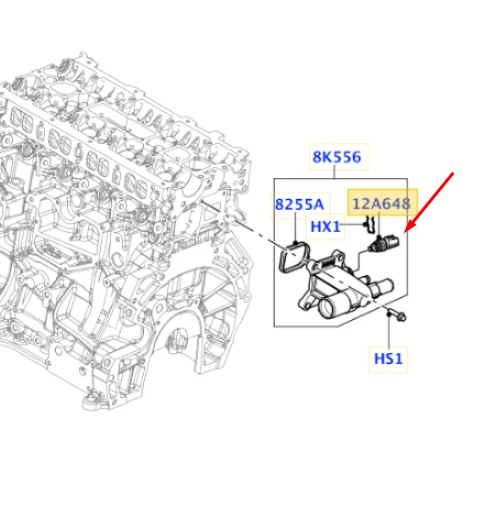 Land Rover Temperatūros Jutiklis Discovery Mk3 Mk4 Originalus LR025045