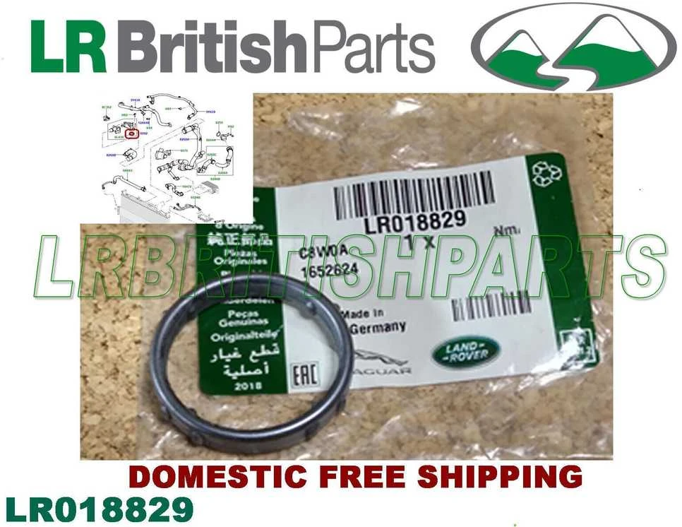 LAND ROVER TERMOSTATO KORPUSO GASKET LR4 RANGE ROVER VELAR SPORT 3.0L LR018829