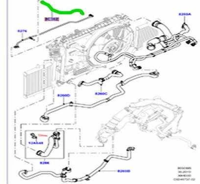 Land Rover Vamzdis Range Rover L405 2013 2022 Originalus LR035630