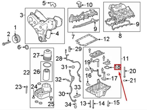 Land Rover Variklio Alynas Sondos Skrajokas Originalus LR086422