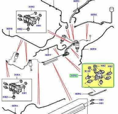 Land Rover Vožtuvo Perdavimo Atleidimas Discovery 4 Range Rover Sport Originalus RVH000046