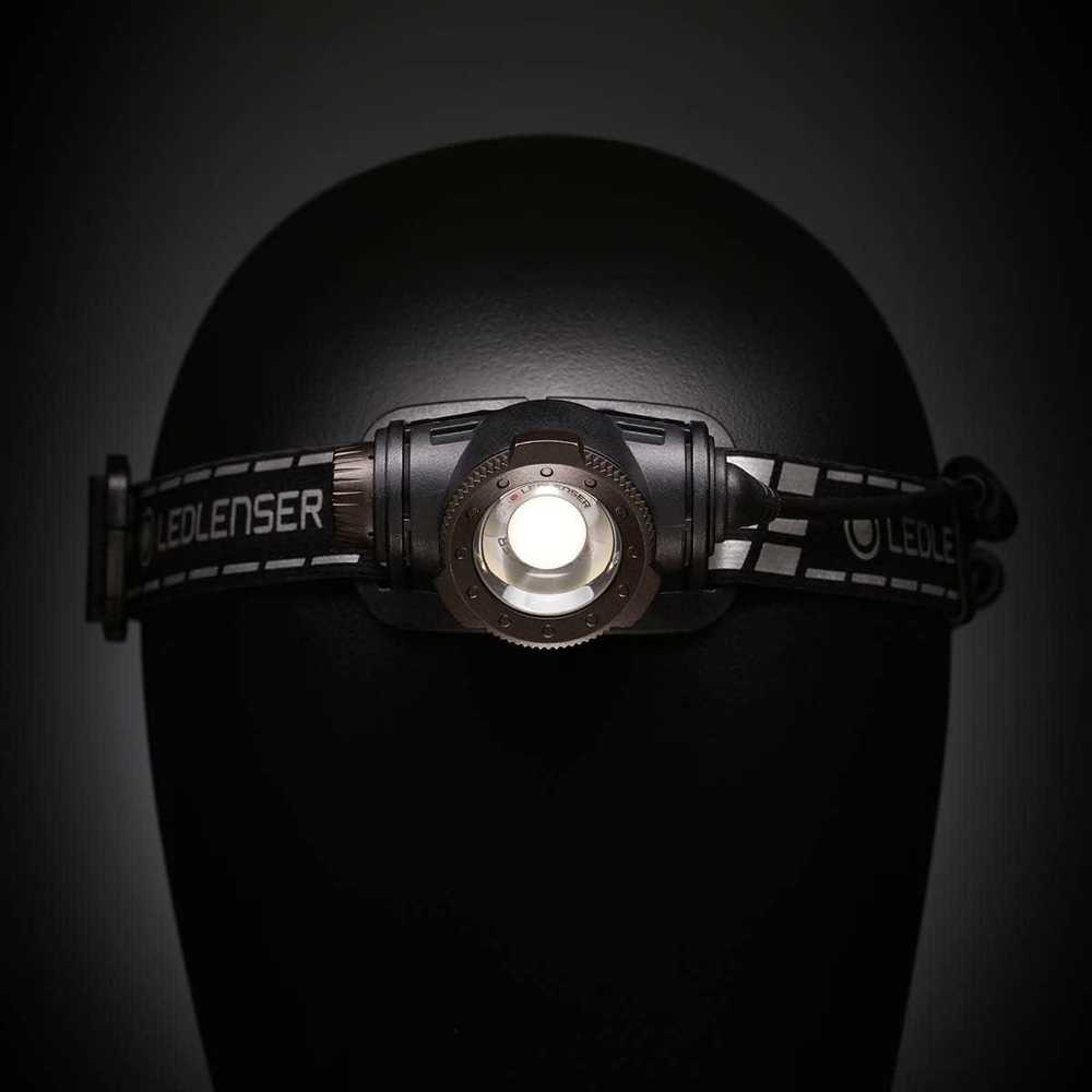 LED Lenser Ledlenser H7R Signature Juodas Headband prožektorius