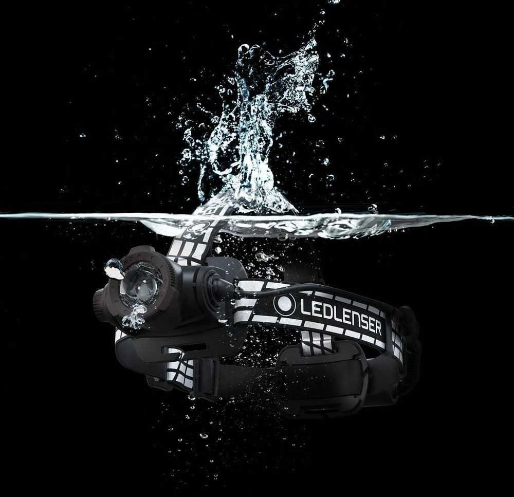 LED Lenser Ledlenser H7R Signature Juodas Headband prožektorius