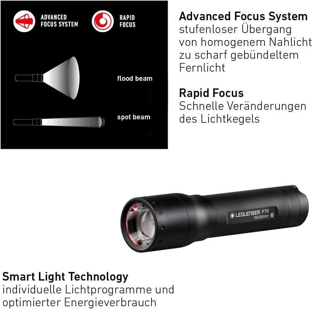 Rankinis prožektorius LED LENSER P7R