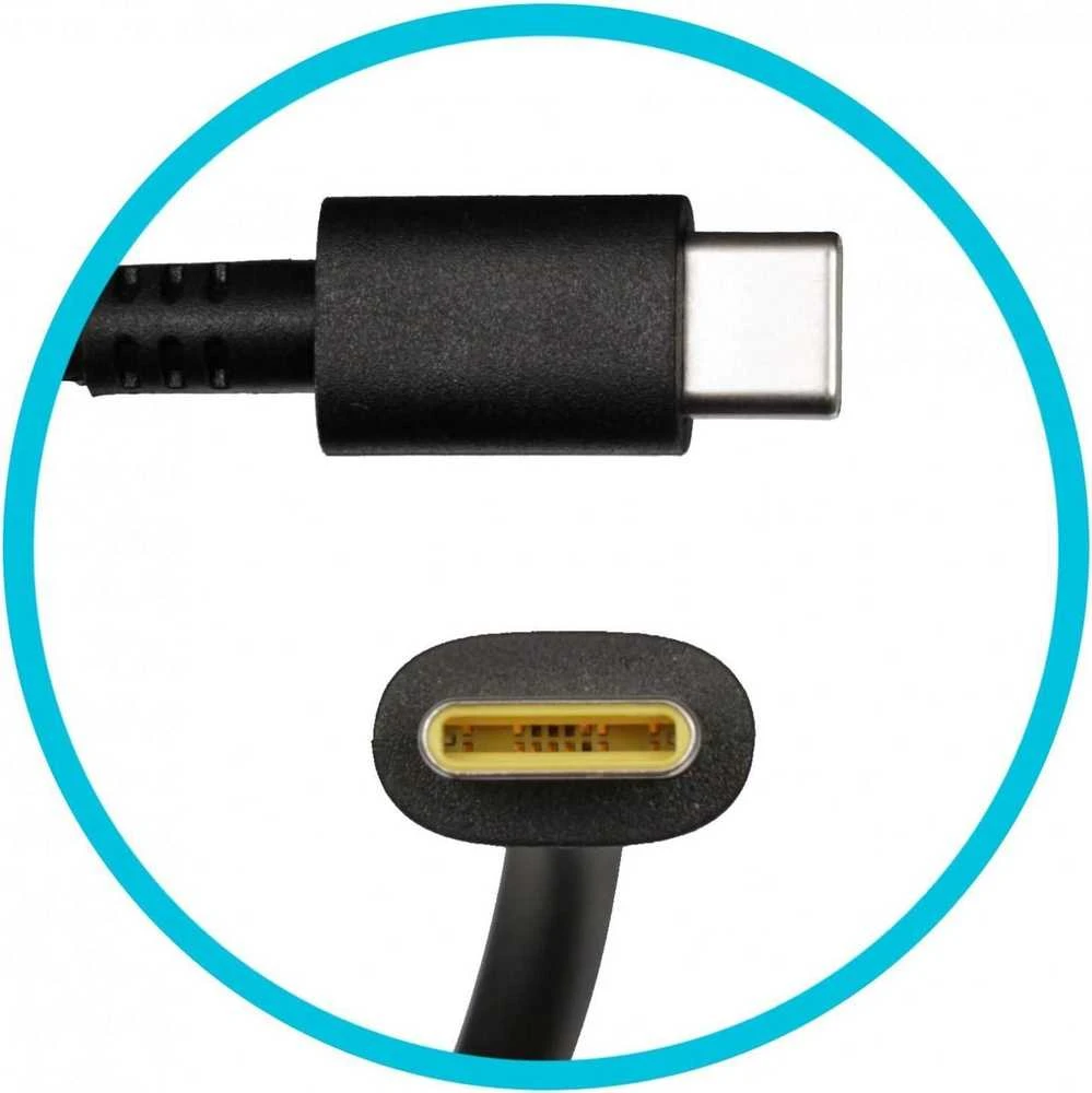 "Lenovo" kintamosios srovės adapteris 01FR031 01FR024 65W C tipo USB C ADLX65YLC3A
