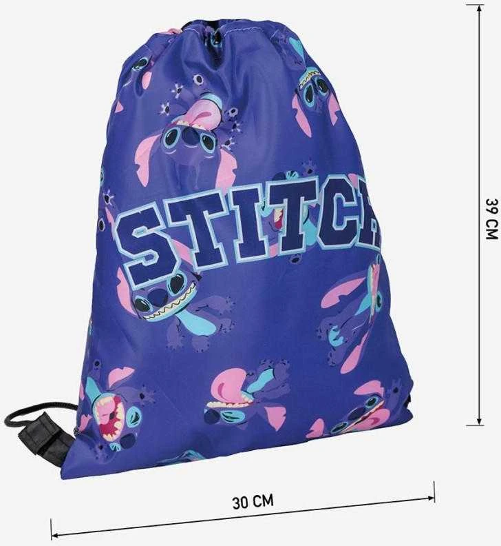 CERDÁ Lilo And Stitch "Disney" Lilo ir Stičas sportinis krepšys su virvele 39 cm