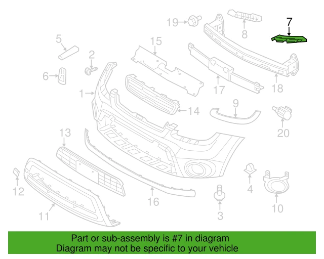 Lindemann Front Bumper Upper Side Bracket RIGHT RH