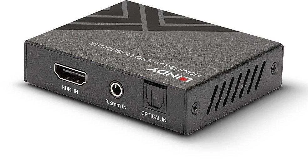 Lindy HDMI 18G garso įterpėjas