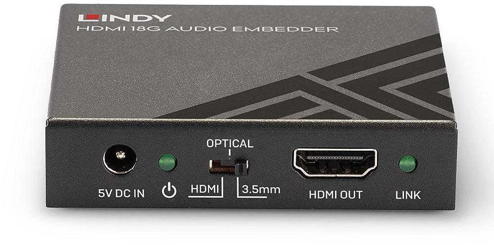 Lindy HDMI 18G garso įterpėjas