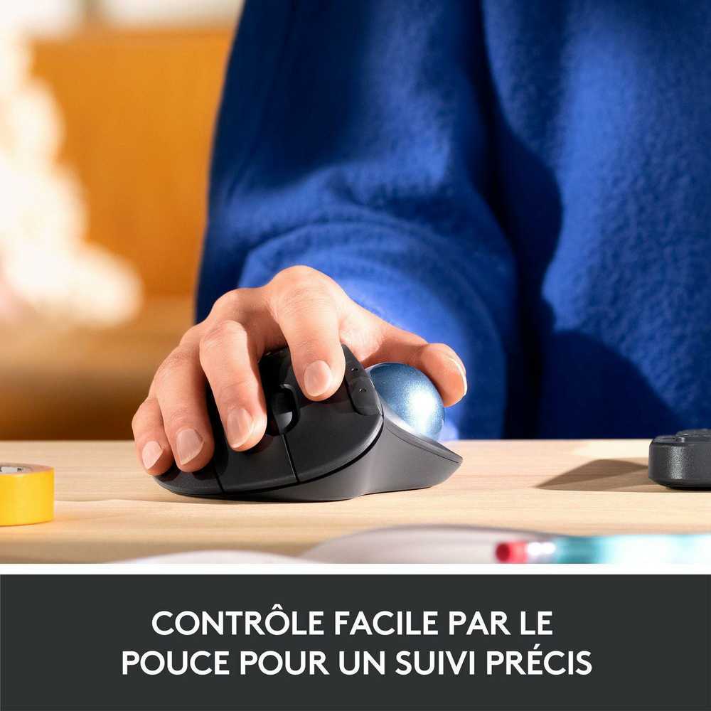 Belaidė Trackball pelė Logitech ERGO M575, juodos spalvos