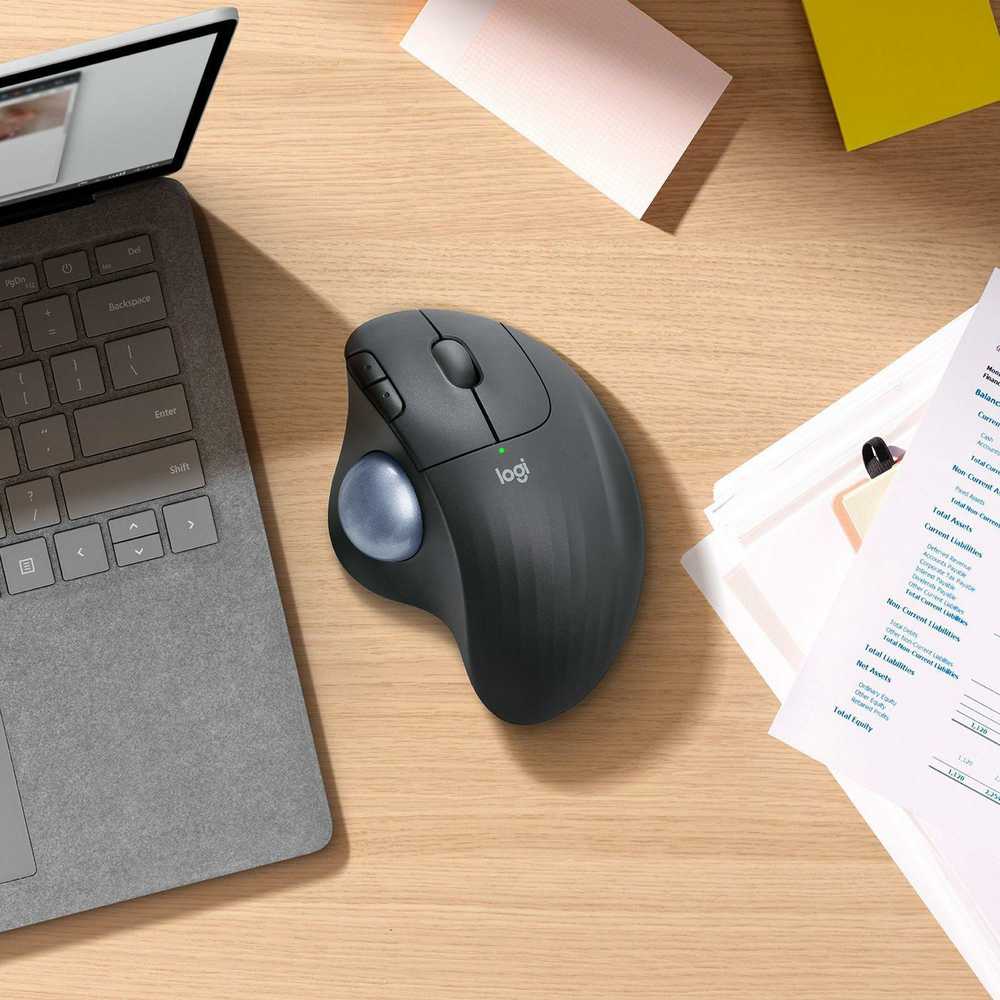 Belaidė Trackball pelė Logitech ERGO M575, juodos spalvos
