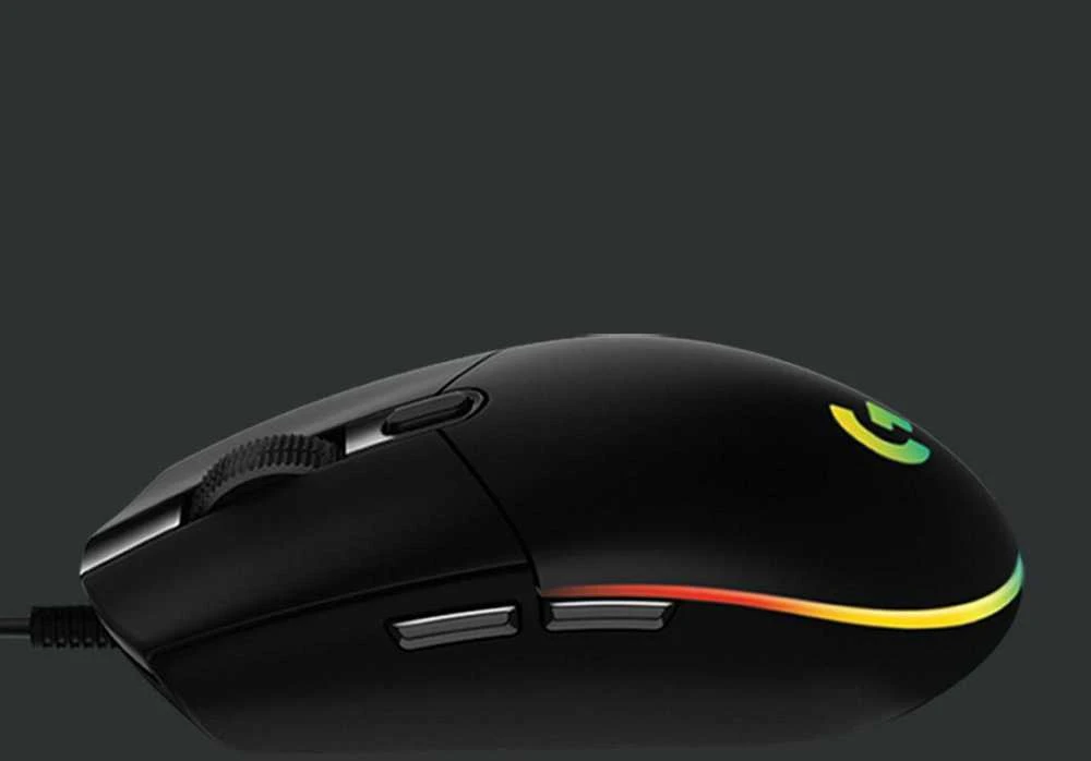 Žaidimų pelė Logitech G203 Lightsync RGB, Juodos spalvos