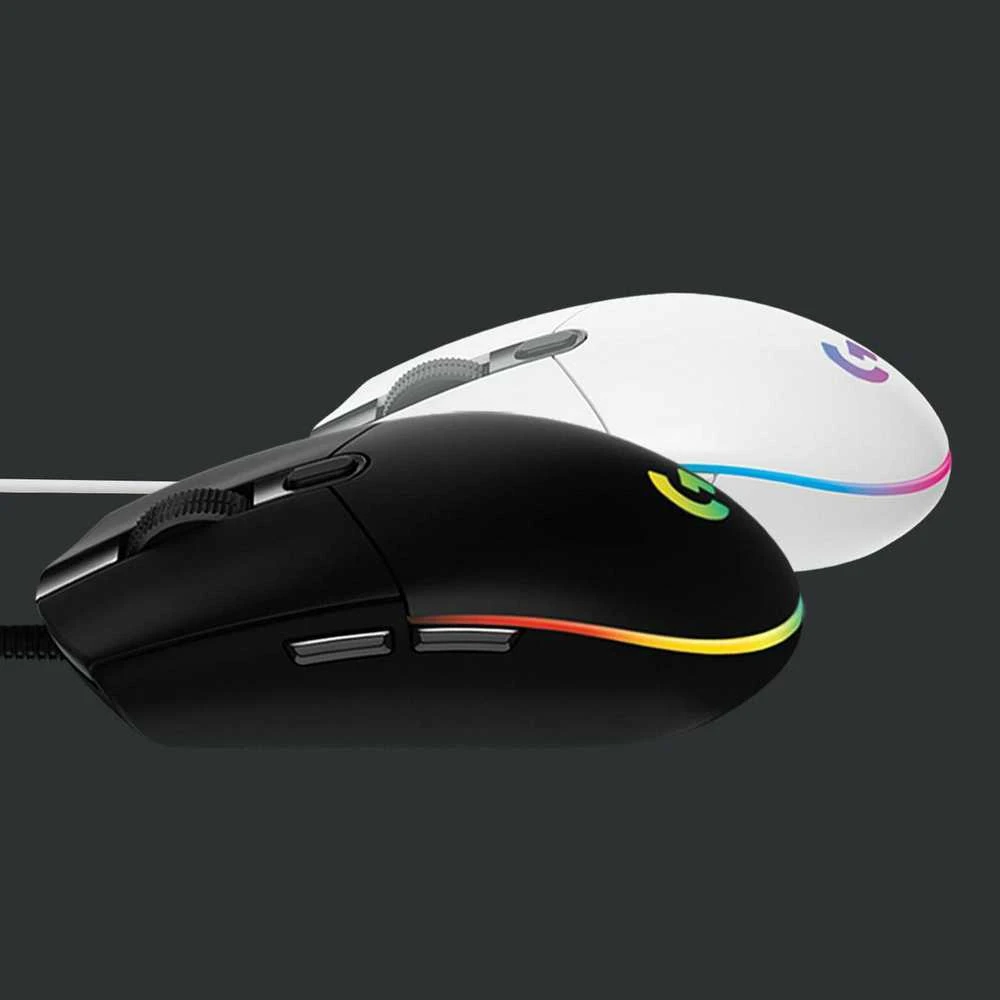 Žaidimų pelė Logitech G203 Lightsync RGB, Juodos spalvos