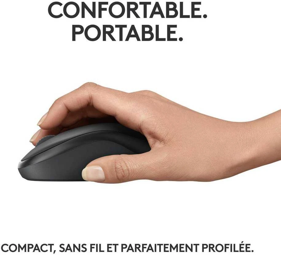 Belaidė pelė Logitech M240 Silent Bluetooth Mouse, grafito spalvos