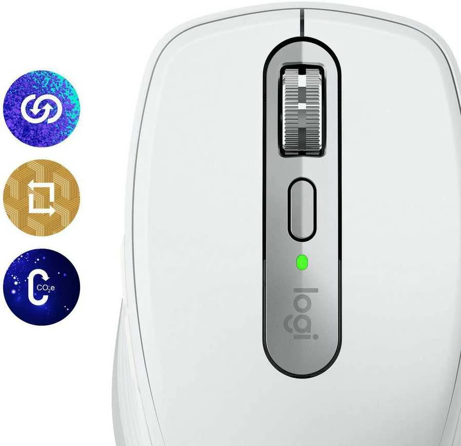 Belaidė pelė Logitech MX Anywhere 3S, šviesiai pilkos spalvos