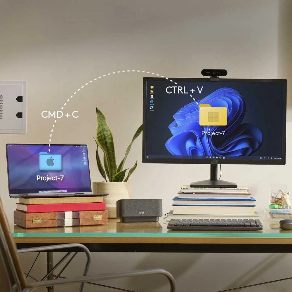 Belaidė pelė Logitech MX Anywhere 3S, šviesiai pilkos spalvos