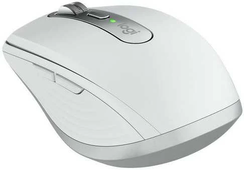 Belaidė pelė Logitech MX Anywhere 3S - RF belaidė + Bluetooth, lazerinis, 8000 DPI, Pale Pilkas (Baltas)