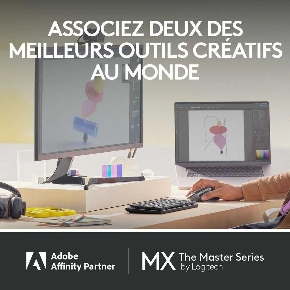 Belaidė pelė Logitech MX Master 3S for Mac, pilkos spalvos