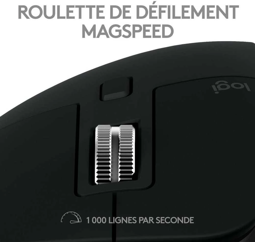 Belaidė pelė Logitech MX Master 3S for Mac, pilkos spalvos