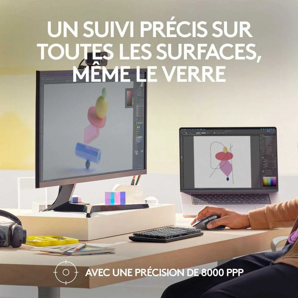 Belaidė pelė Logitech MX Master 3S for Mac, pilkos spalvos