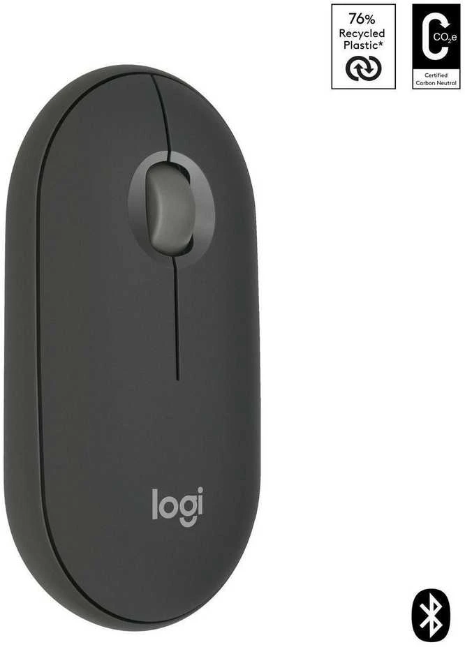 Belaidė pelė Logitech Pebble Mouse 2 M350s, Juoda