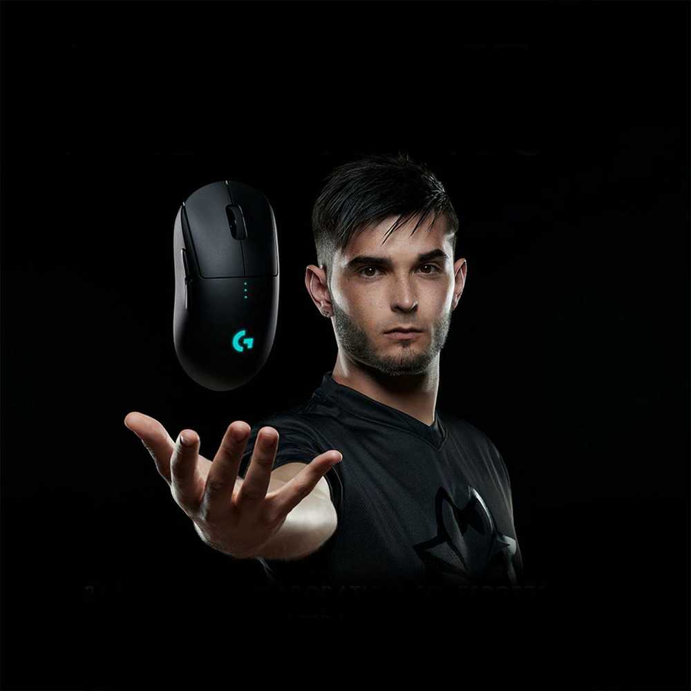 Belaidė žaidimų pelė Logitech G Pro, juodos spalvos (‎910-005272)
