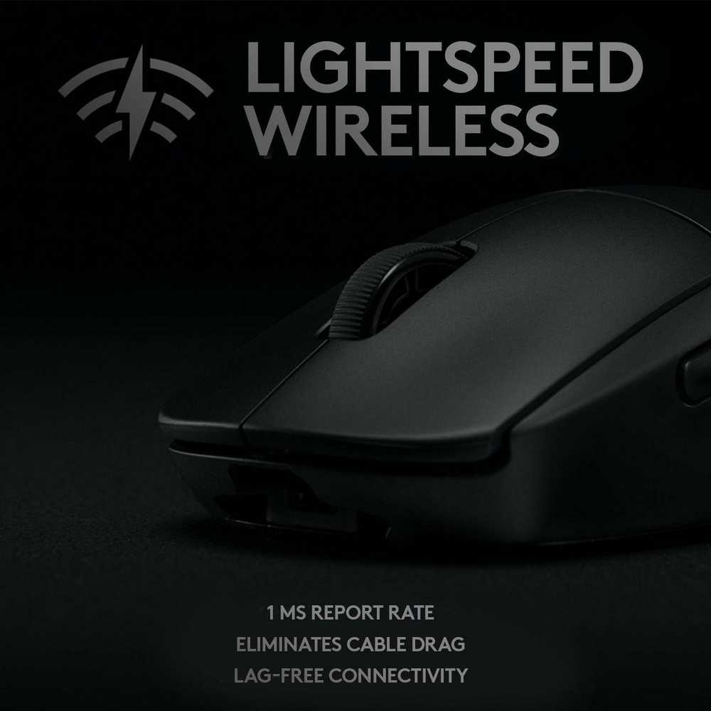Belaidė žaidimų pelė Logitech G Pro, juodos spalvos (‎910-005272)