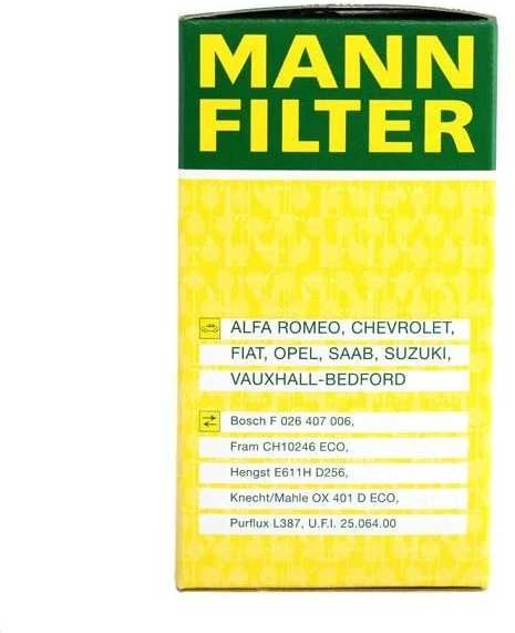 Mann Filter Alyvos filtras 71744410 73504179 0650172