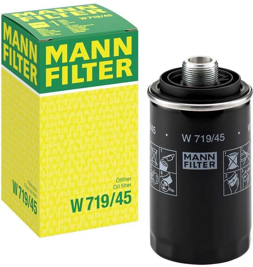 Mann Filter Mann W71945 alyvos filtras Audi VW 2.0L Turbo varikliui 2008-2017